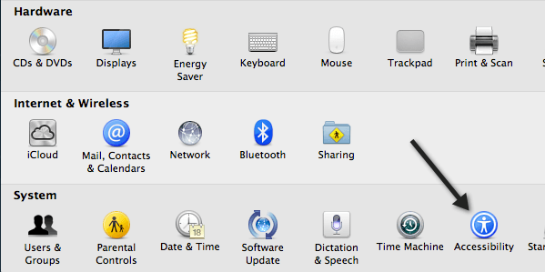 ปิดใช้งาน trackpad mac