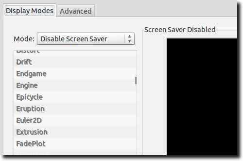 ปิดใช้งาน XScreensaver