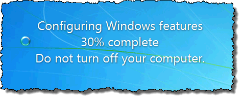การกำหนดค่าข้อความคุณสมบัติของ Windows
