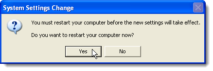 รีสตาร์ทเครื่องคอมพิวเตอร์