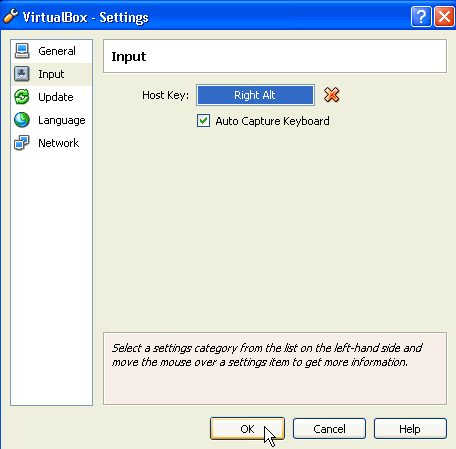 what is my host key virtualbox