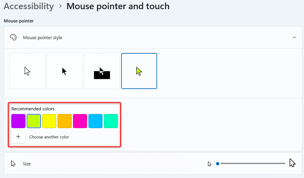 เปลี่ยนสีเคอร์เซอร์ของคุณบนอิมเมจ Windows