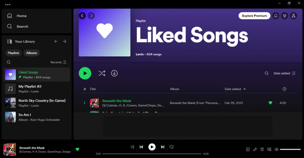 วิธีการสุ่มเพลย์ลิสต์ Spotify บนเดสก์ท็อป รูปที่ 2