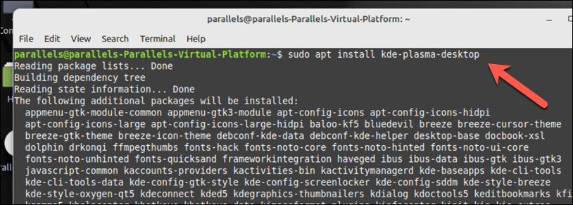 วิธีการติดตั้ง KDE Plasma Desktop บน Linux Mint Image 6