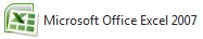 โลโก้ Microsoft Excell 2007